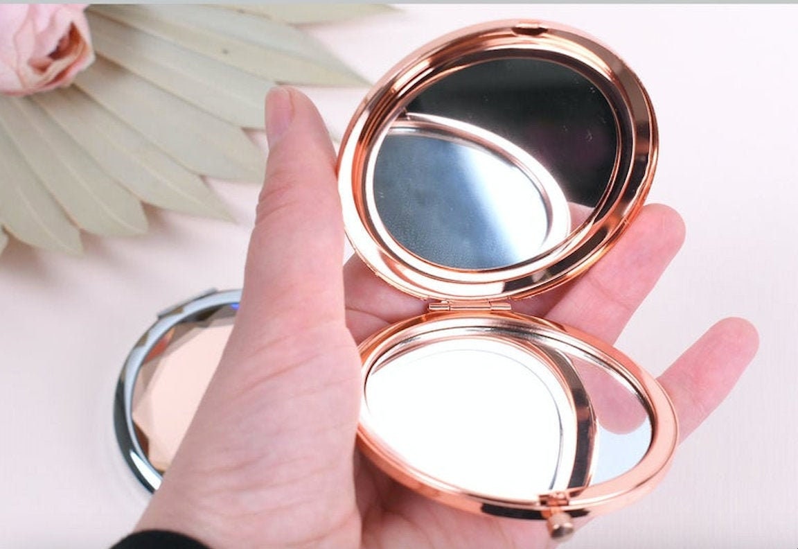 Bachelorette Party Favors - Bachelorette Party Gifts - Bridesmaid Gifts - Mirror Compact Favors - Personalized Gifts for Women