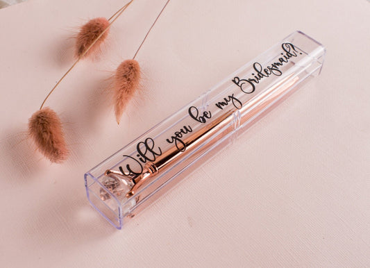Personalized Bridesmaid Gift - Bridesmaid Gift Ideas - Personalized Gift - Maid Of Honor Matron Of Honor - Bride Pen Bride Bag For Wedding