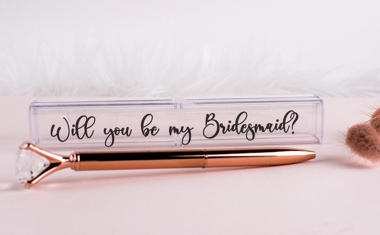 Personalized Bridesmaid Gift - Bridesmaid Gift Ideas - Personalized Gift - Maid Of Honor Matron Of Honor - Bride Pen Bride Bag For Wedding