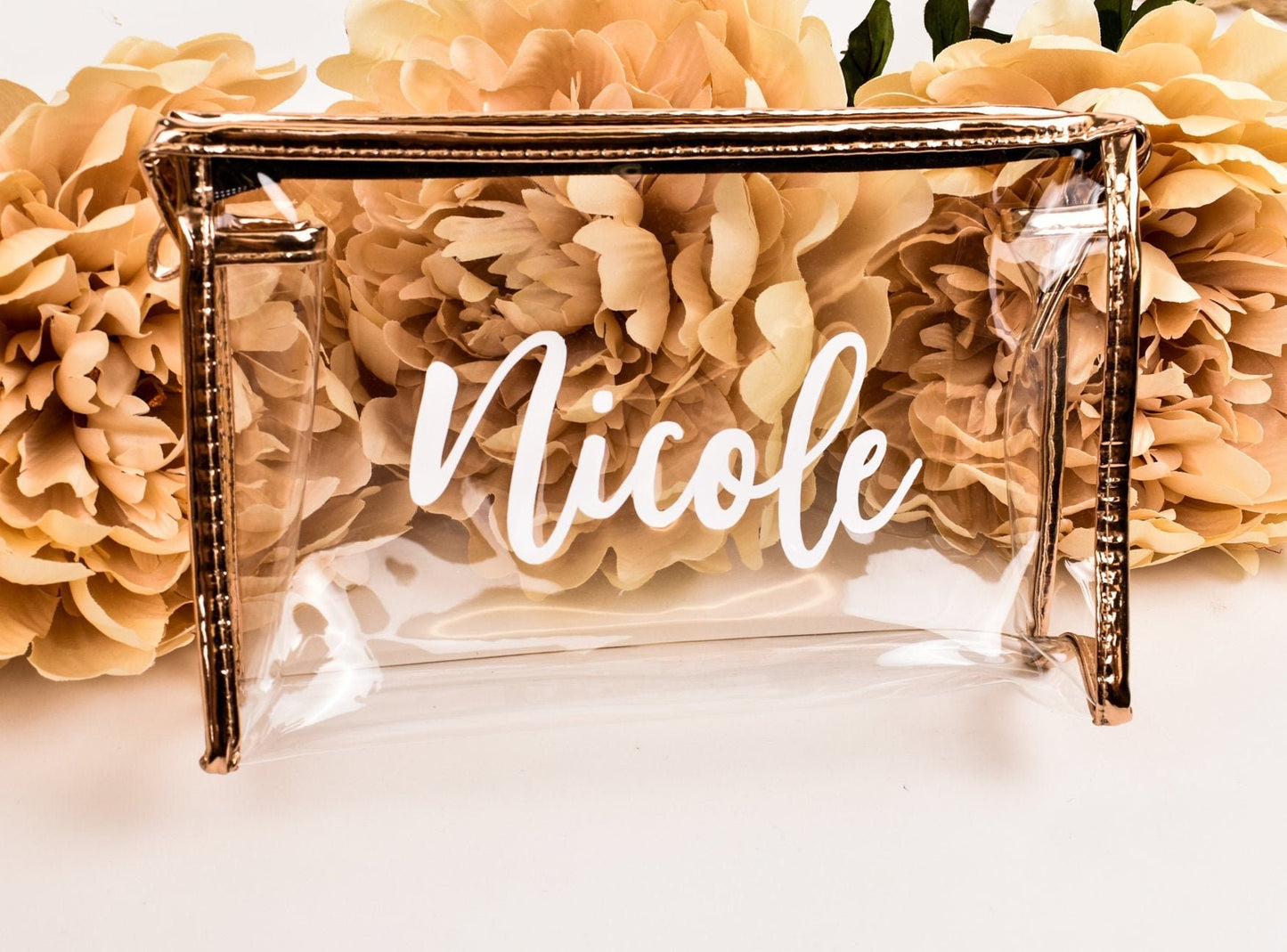 Personalized Bridesmaid MakeUp Bags Personalized Monogram Makeup Bag CUSTOM NAME Best Friend Gift Personalized Bridesmaid Gift Ideas