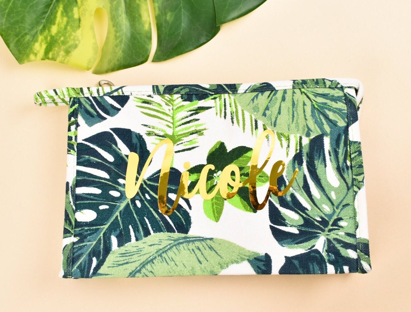 Bridesmaid MakeUp Bags Personalized Makeup Bag CUSTOM NAME Friend Gift Personalized Bridesmaid Gift Ideas Bride Gift Bridesmaid Proposal
