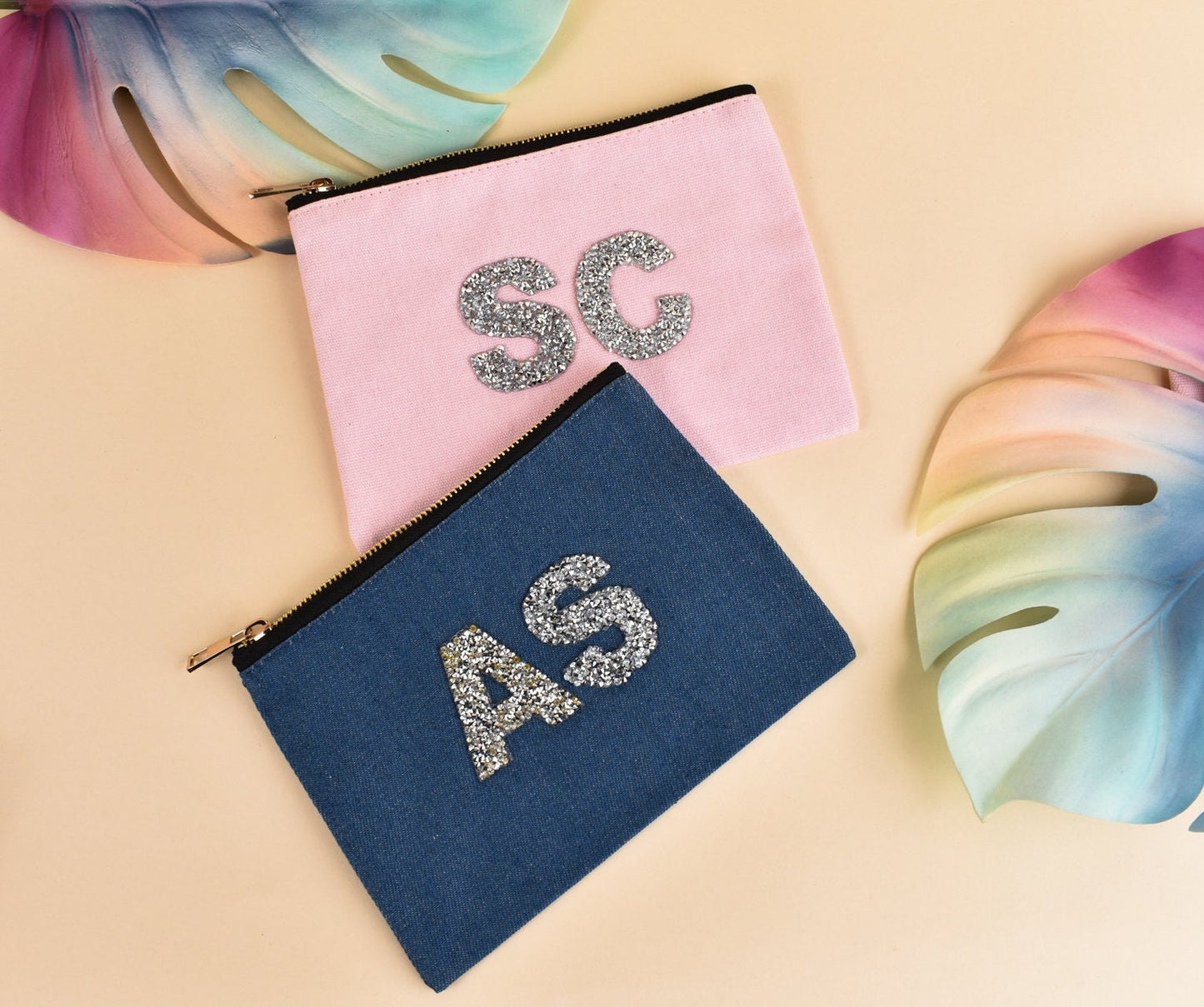 Bridesmaid Proposal - Bridesmaid Proposal Gift - Bridesmaid Proposal Bag - Personalized Bag - Monogram Make Up Bag Bridesmaid Gift Monogram