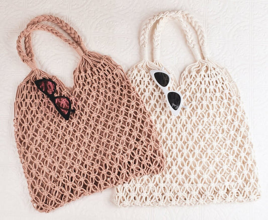 Bachelorette Party Gift Bride Beach Bag Boho Bride Gift Macrame Bag Crochet Bag Bride & Babe Bags Tote Bag For Her Boho Bag For Women